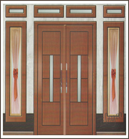 Model Pintu Rumah 2 Pintu